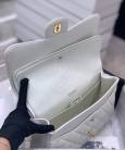 Сумка Large Classic Grained Calfskin Bag White